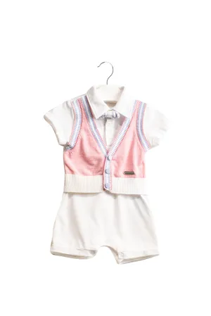 10019181 Nicholas & Bears Baby~Romper 3M