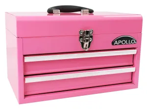 2-Drawer Pink Steel Chest -- DT5010P