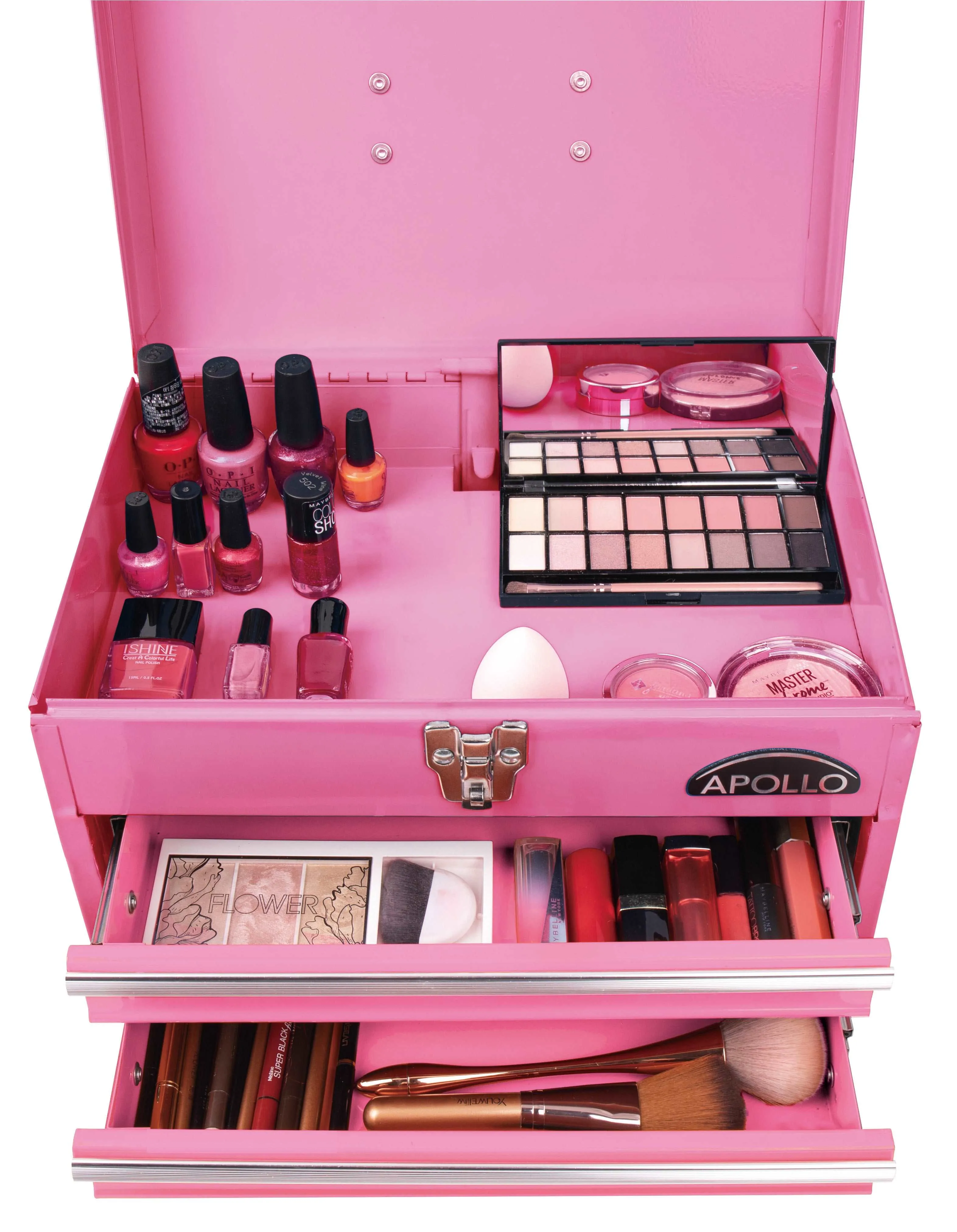 2-Drawer Pink Steel Chest -- DT5010P