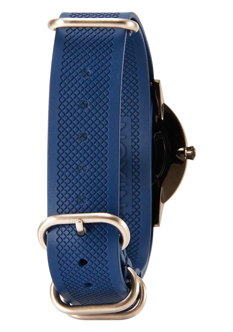 20mm FKM Rubber NATO Band - Navy / Blue