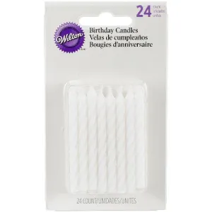 24 CT White Celebration Candles 191005427/ 2811-207