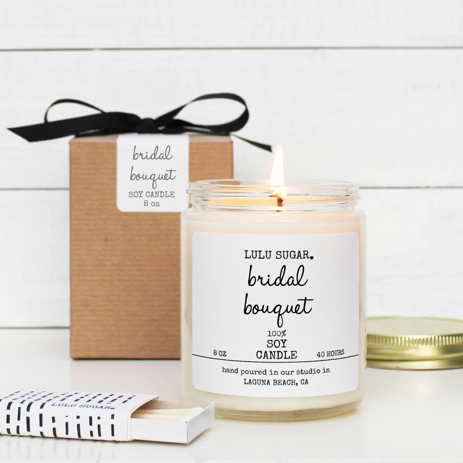 8 OZ BRIDE SOY CANDLE: BOUQUET