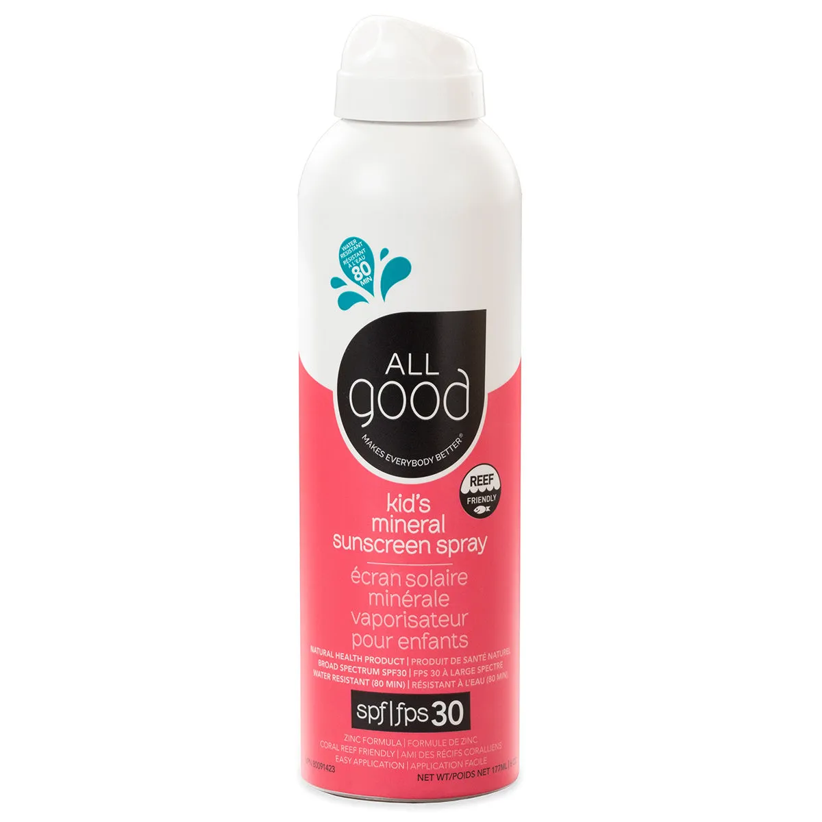 ALL Good Kids Mineral Sunscreen Spray - SPF 30  (6 oz)