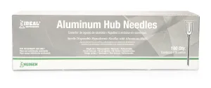 Aluminim Hub Needles, Box of 100