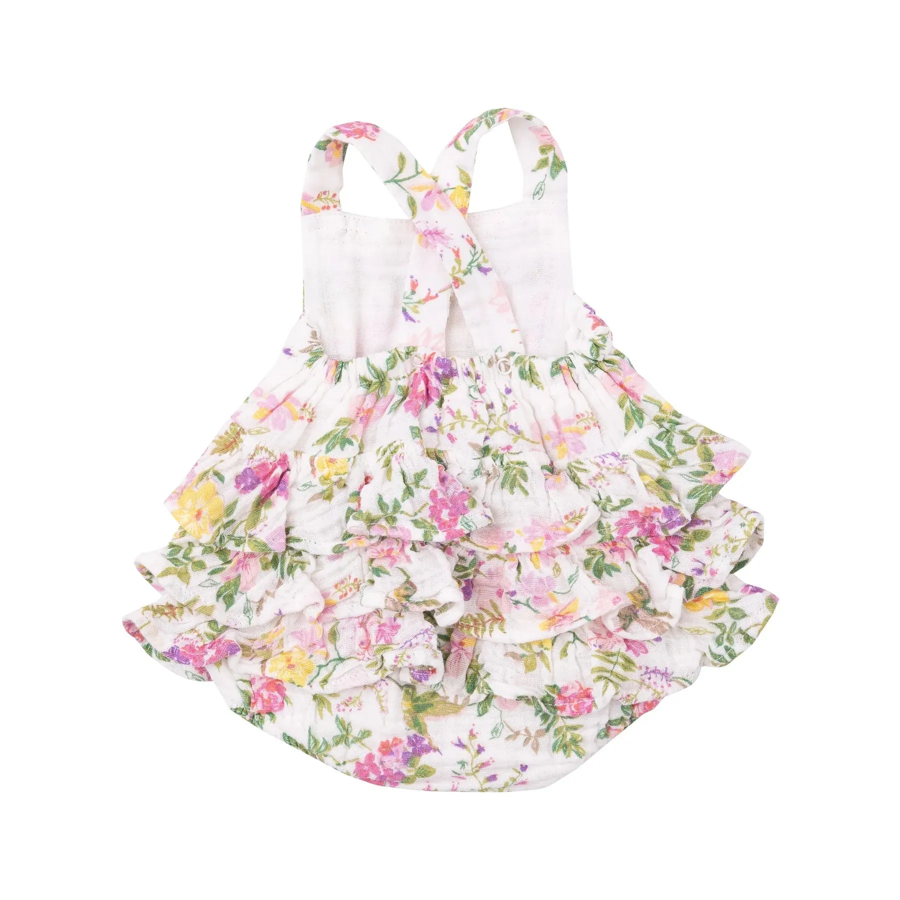 Angel Dear Ruffle Sunsuit - Cute Hummingbirds