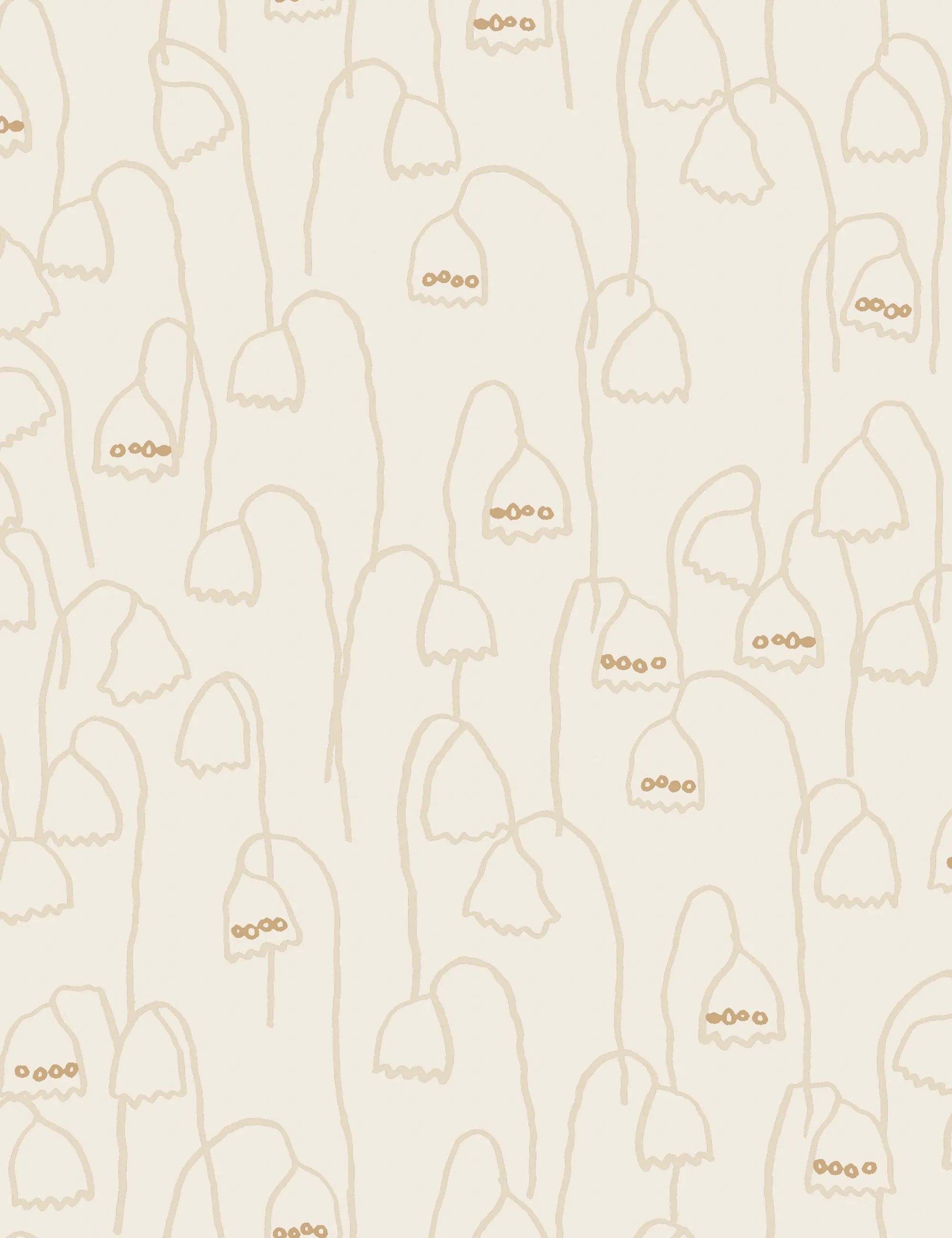 Baby Bells Wallpaper by Susan Hable Swatch