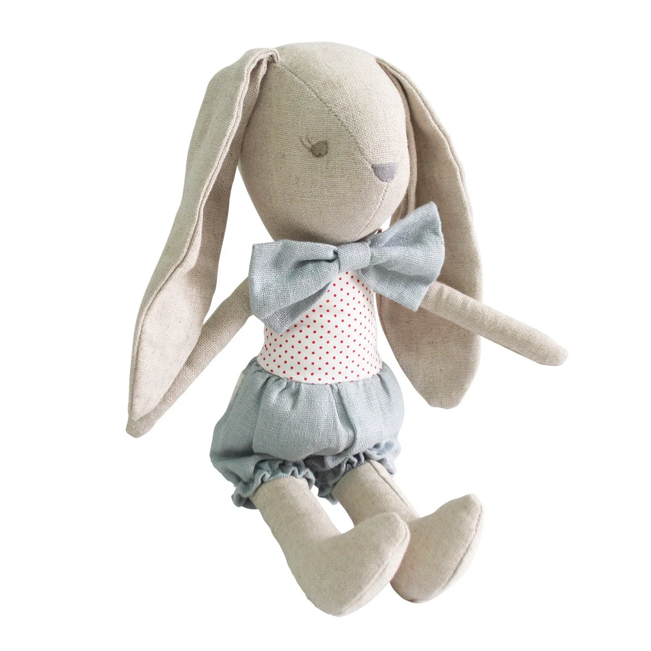 Baby Boy Bunny 26cm - Grey Red