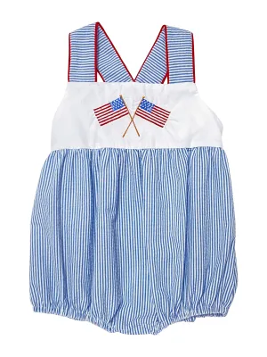 Baby Boy's "American Flag" Romper