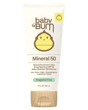 Baby Bum SPF 50 Mineral Lotion