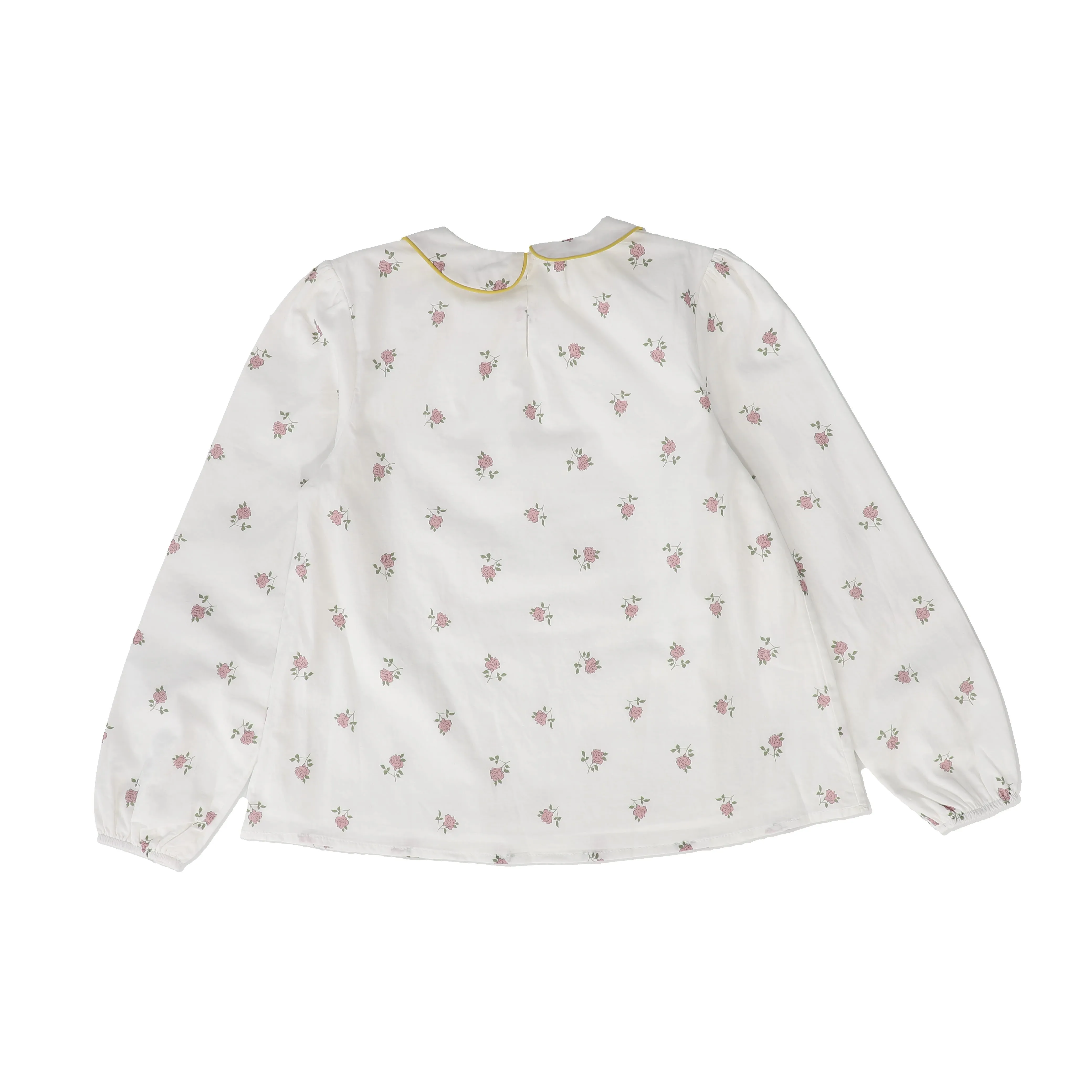 BAMBOO FLORAL SMALL PRINT LS TOP [FINAL SALE]