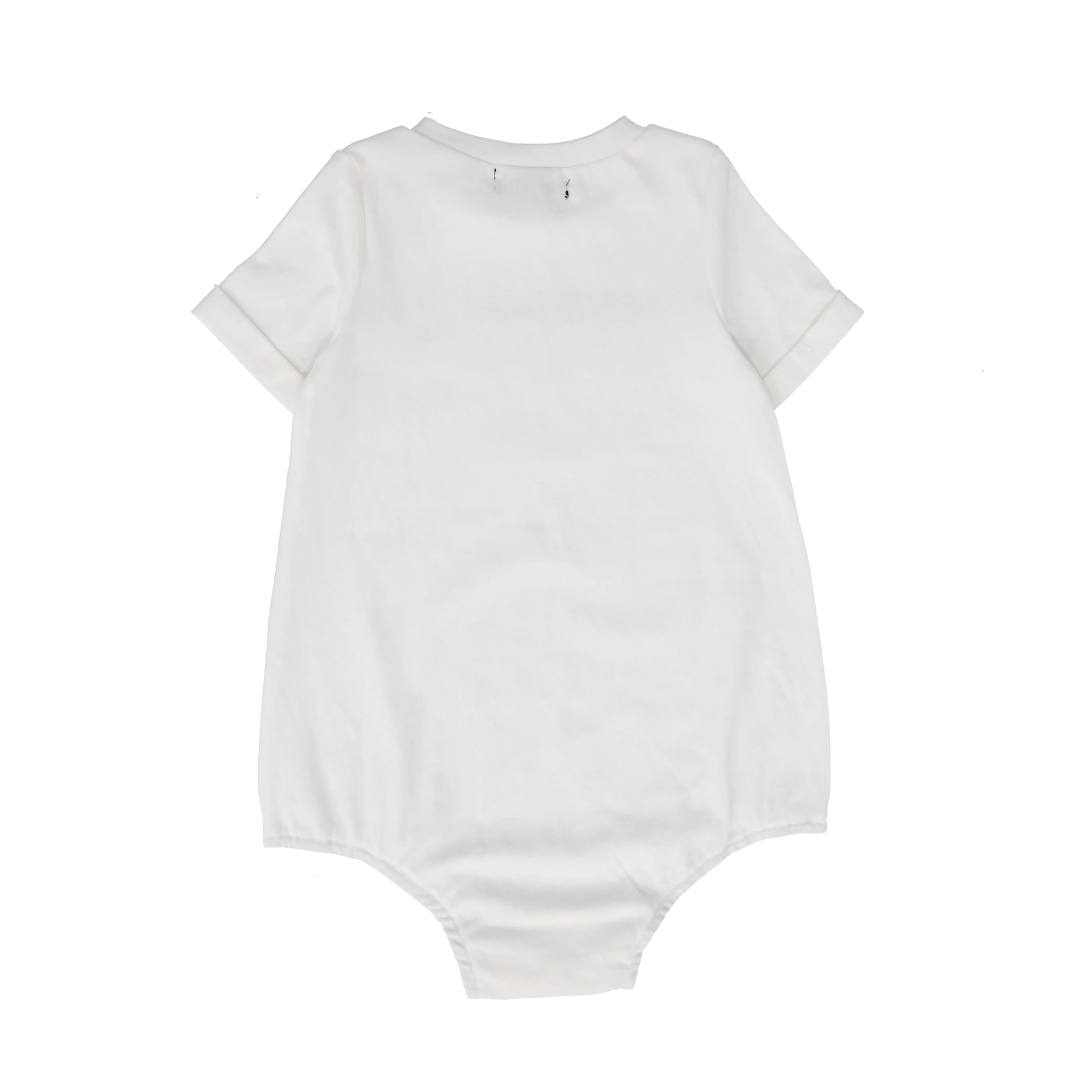 BAMBOO WHITE ANCHOR EMBLEM ROMPER [FINAL SALE]