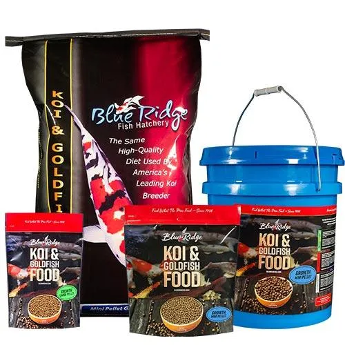 Blue Ridge Growth Large Pellet Formula Koi & Goldfish Food