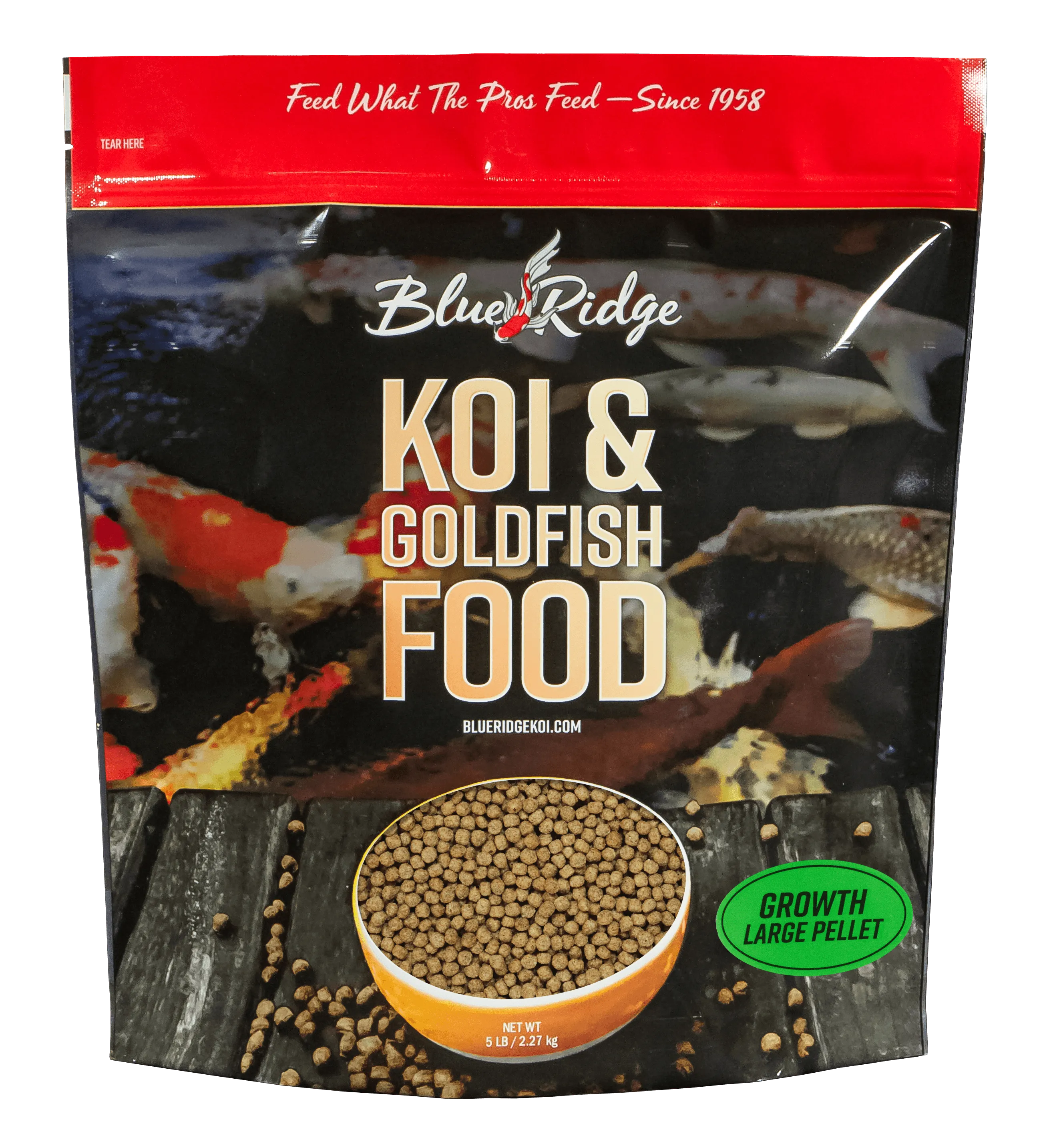 Blue Ridge Growth Large Pellet Formula Koi & Goldfish Food