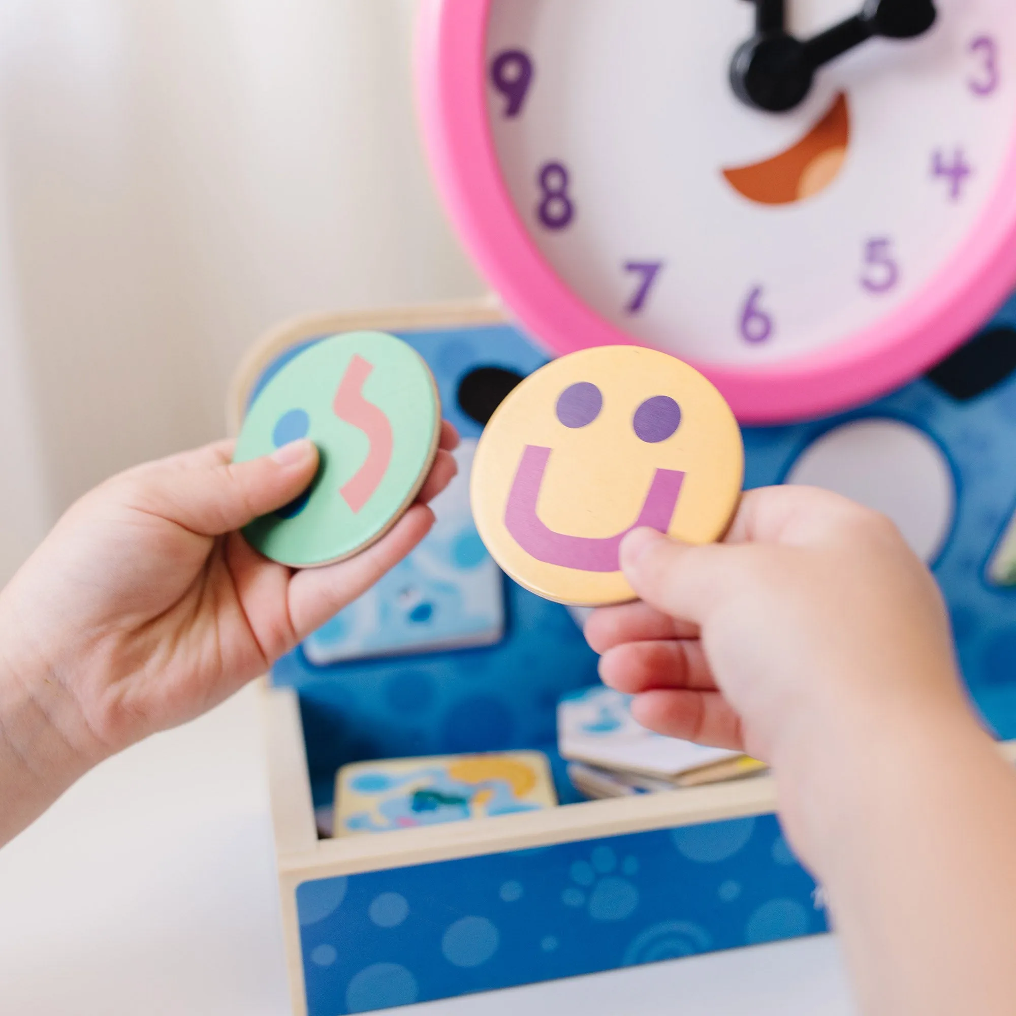 Blue's Clues & You! Wooden Tickety Tock Magnetic Clock