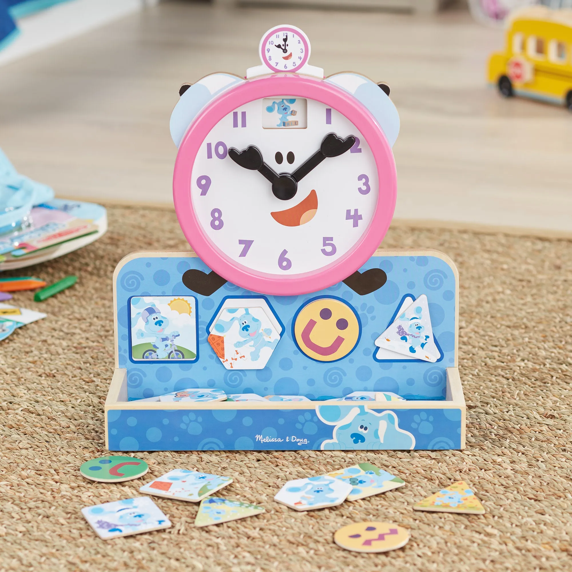 Blue's Clues & You! Wooden Tickety Tock Magnetic Clock