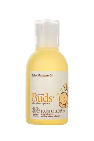 Buds Cherished Organics Baby Massage Oil 100ml