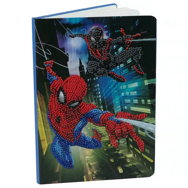 CANJ-MCU921: Spiderman Crystal Art Notebook 18x26cm