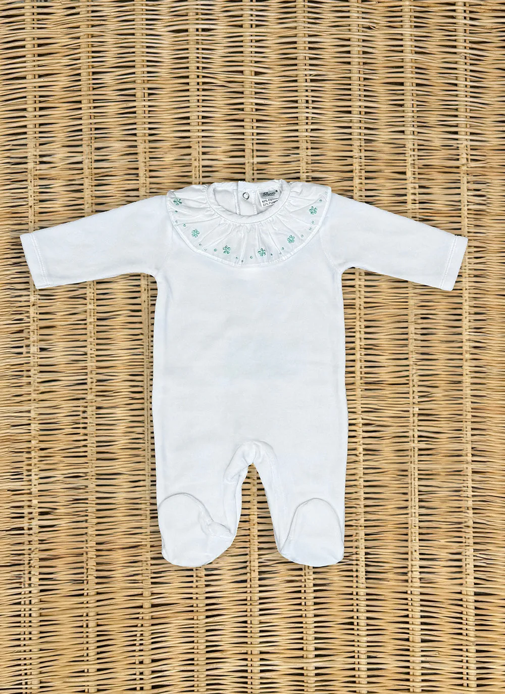 Chenille Sleepsuit Embroidered