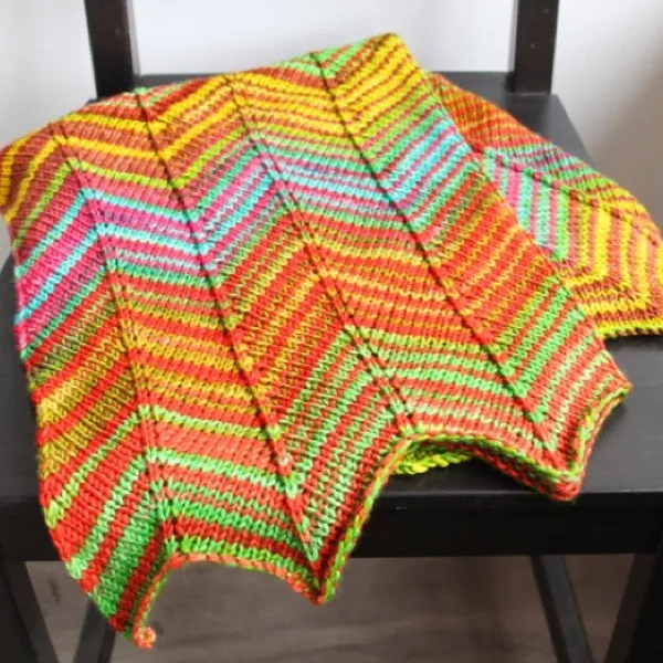 Chevron Baby Blanket Project