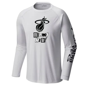 Columbia Miami HEAT Mashup Logo Long Sleeve Tee