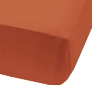 Crib fitted sheet - Rust