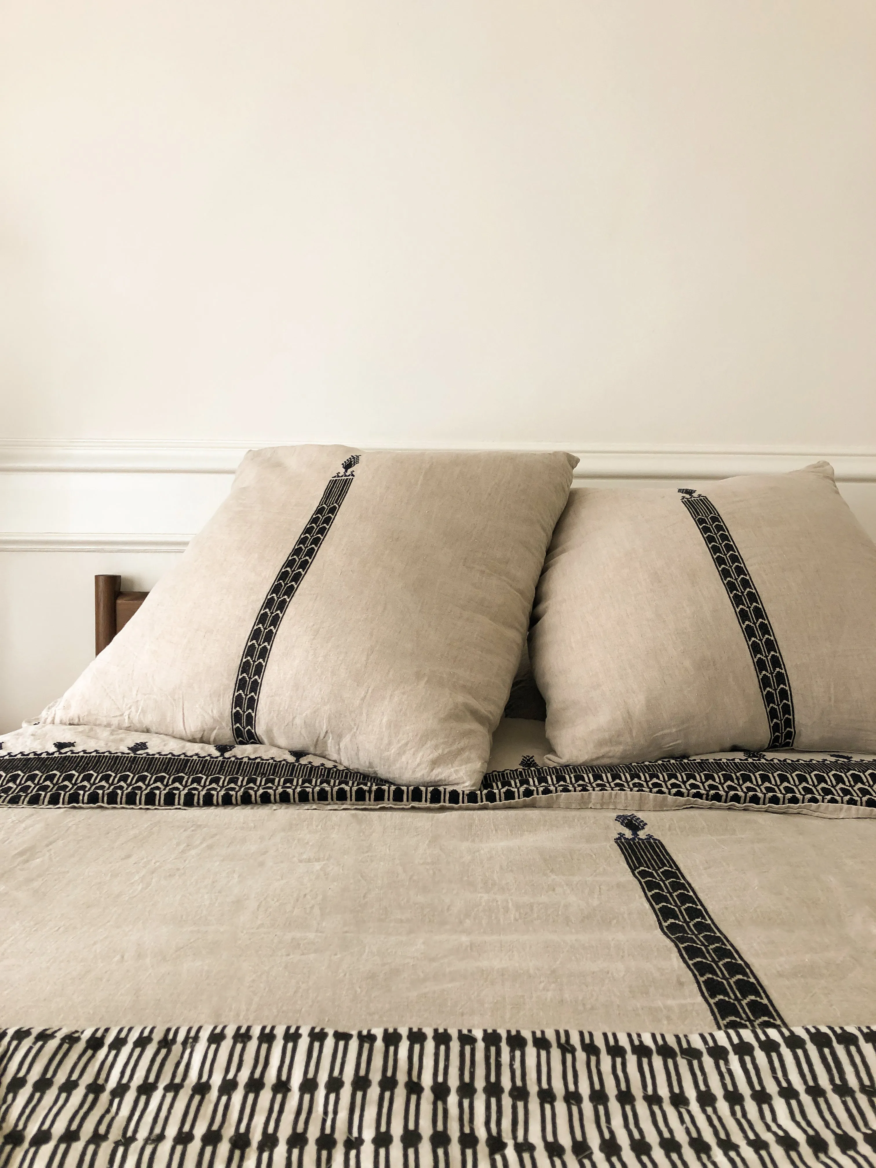 Cypress Washed Linen Duvet Cover