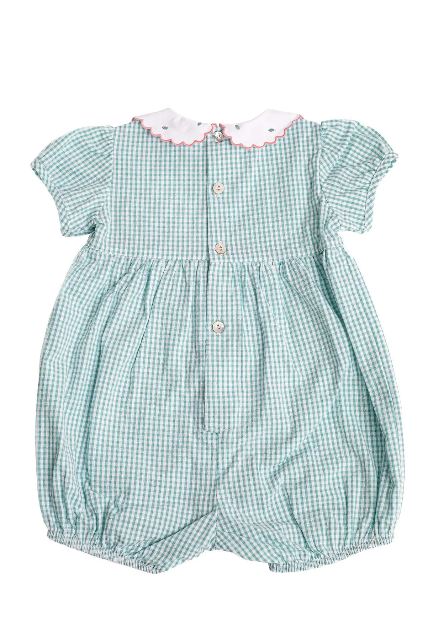 Detta Cotton Romper - Green