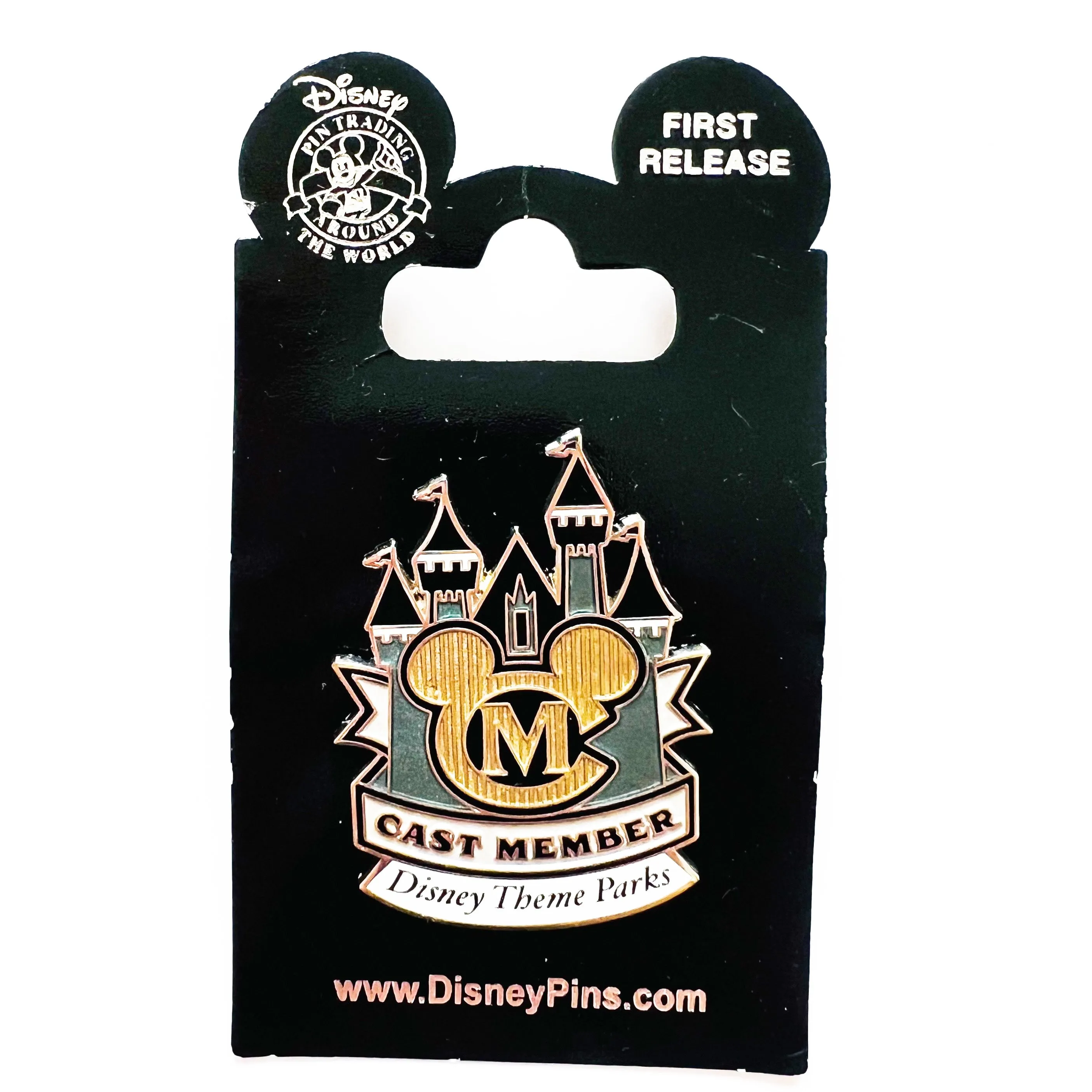 Disney Cast Member Theme Parks M Castle Pin