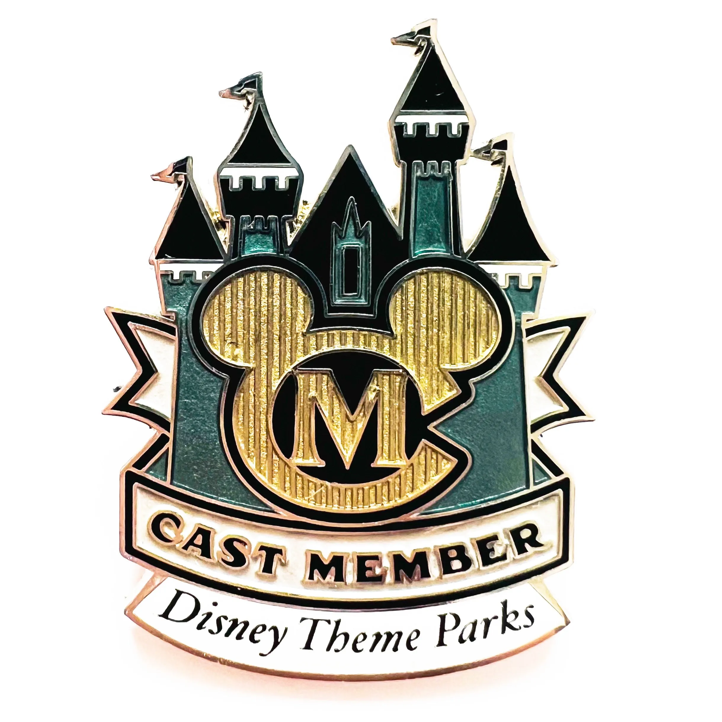 Disney Cast Member Theme Parks M Castle Pin