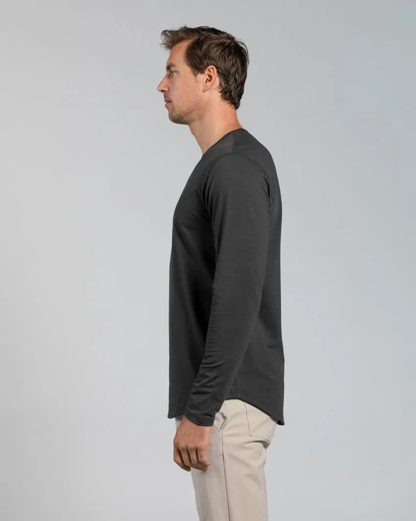 Drop-Cut Long Sleeve: BYLT Signature <!-- Size S -->