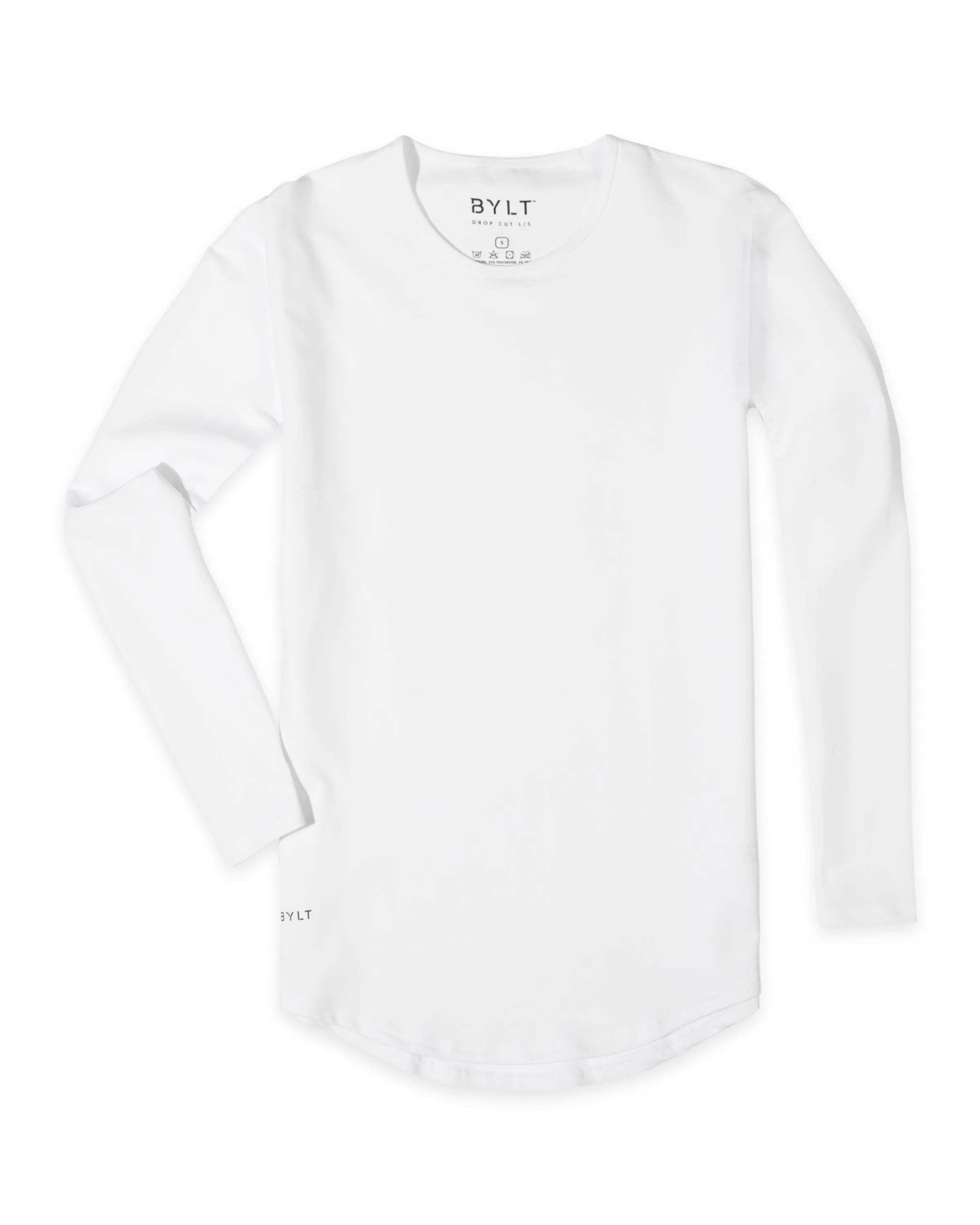 Drop-Cut Long Sleeve: BYLT Signature <!-- Size S -->