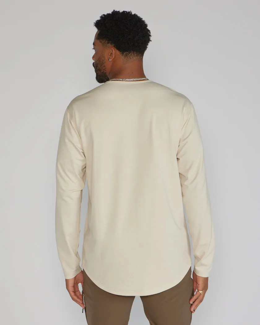 Drop-Cut Long Sleeve: BYLT Signature <!-- Size S -->