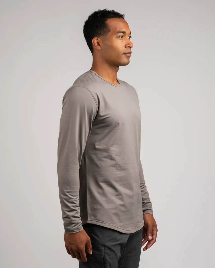 Drop-Cut Long Sleeve: BYLT Signature <!-- Size S -->