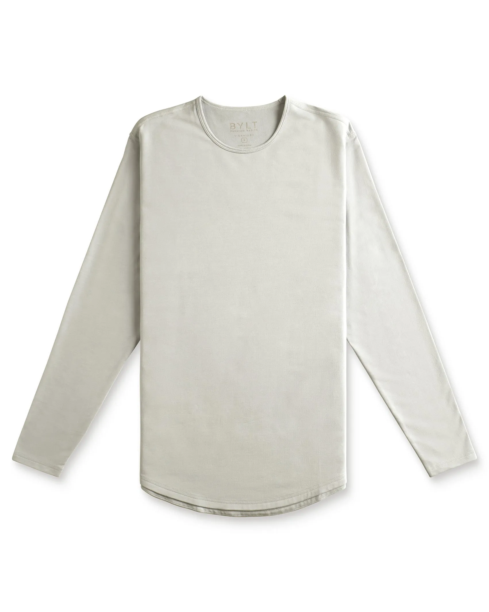 Drop-Cut Long Sleeve: BYLT Signature <!-- Size S -->