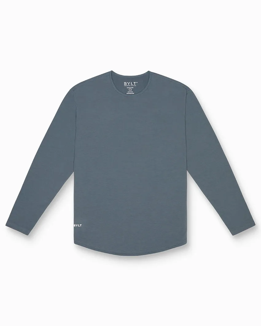 Drop-Cut Long Sleeve: BYLT Signature <!-- Size S -->