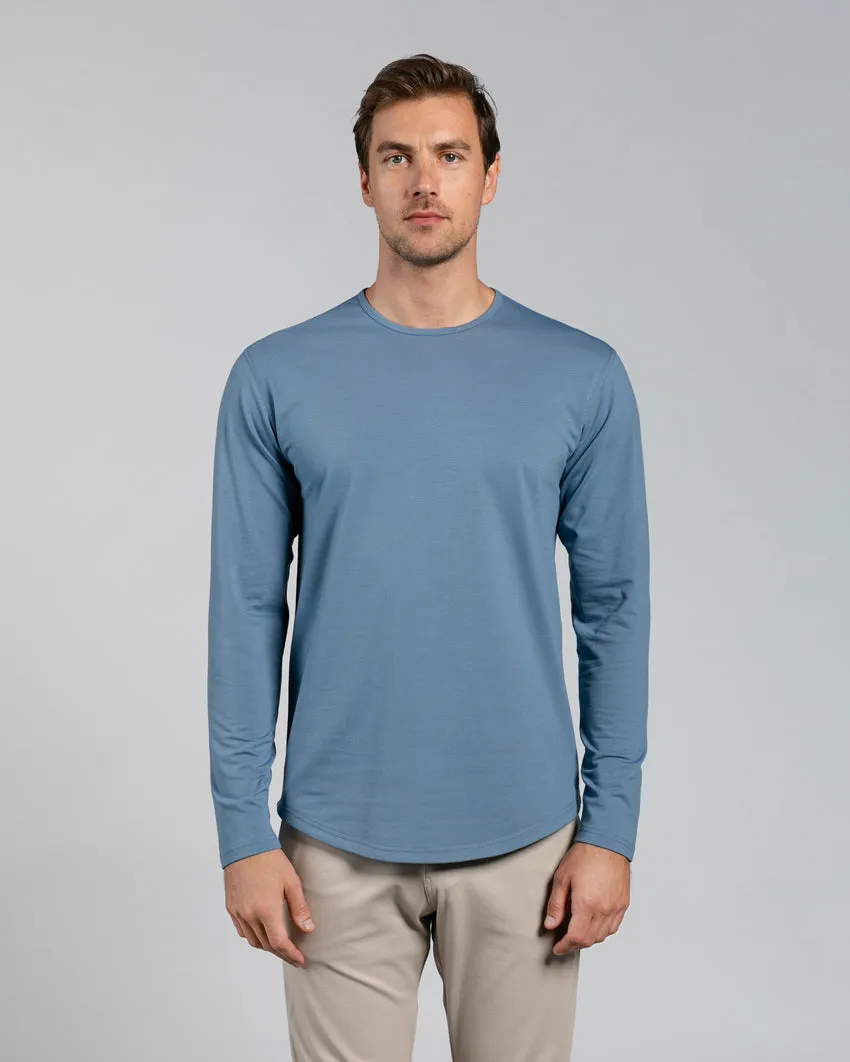 Drop-Cut Long Sleeve: BYLT Signature <!-- Size S -->