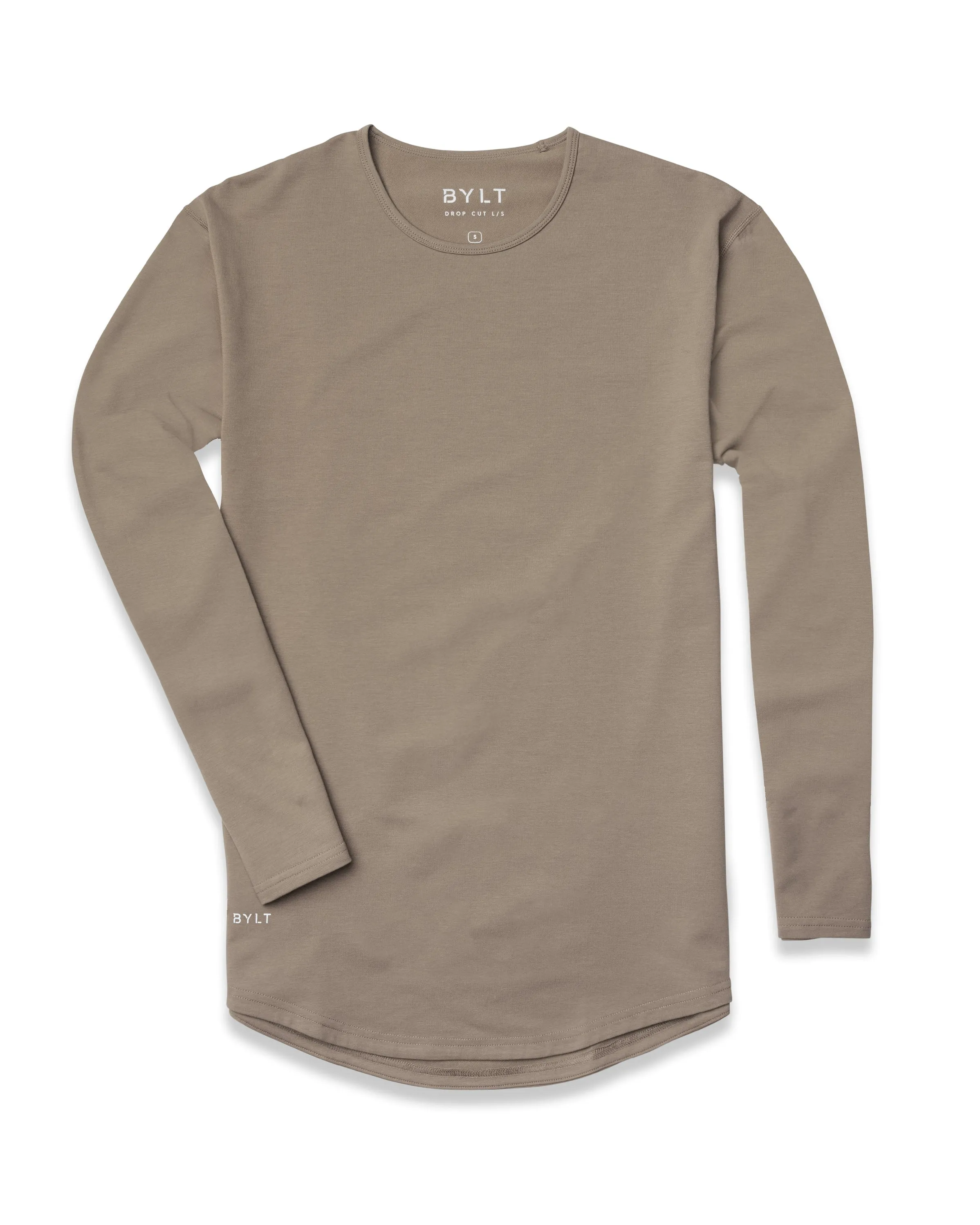 Drop-Cut Long Sleeve: BYLT Signature <!-- Size S -->