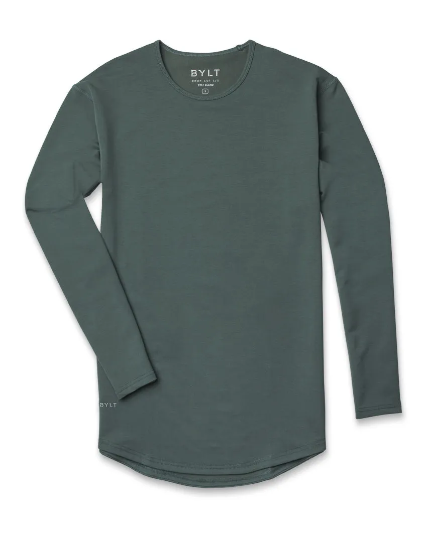 Drop-Cut Long Sleeve: BYLT Signature <!-- Size S -->