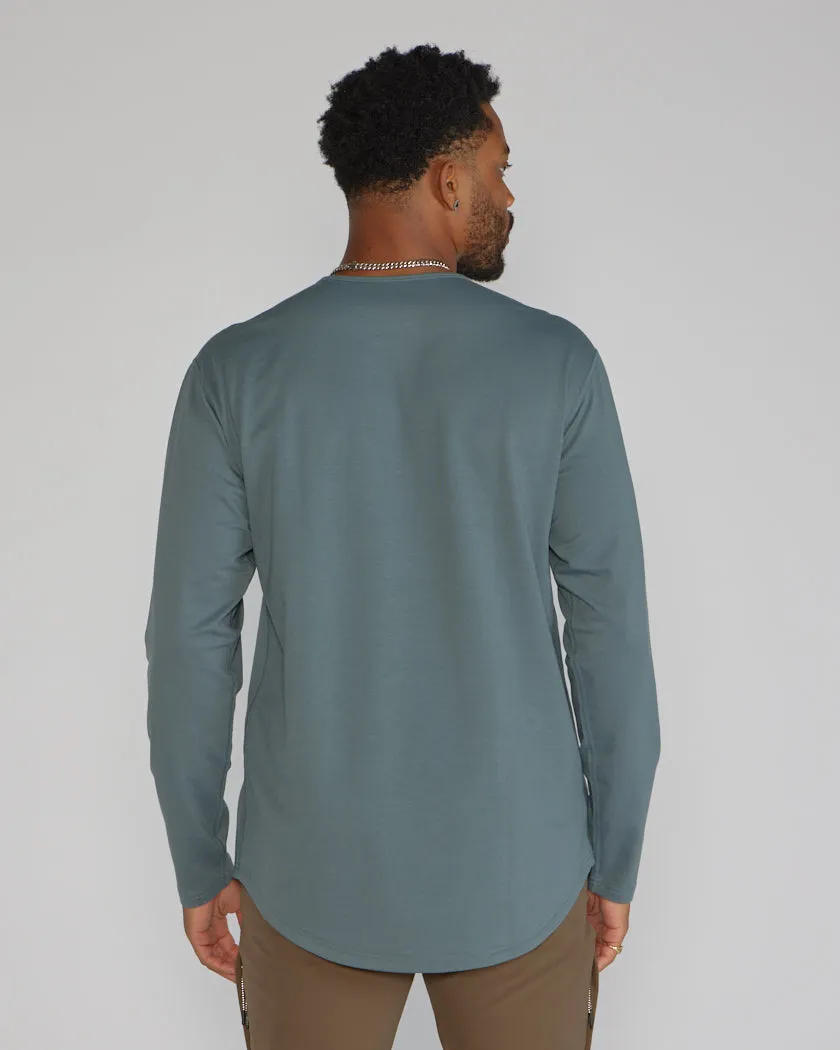 Drop-Cut Long Sleeve: BYLT Signature <!-- Size S -->