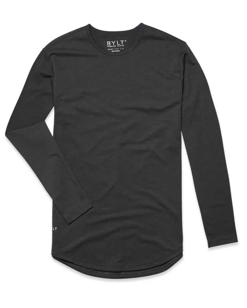 Drop-Cut Long Sleeve: BYLT Signature <!-- Size S -->