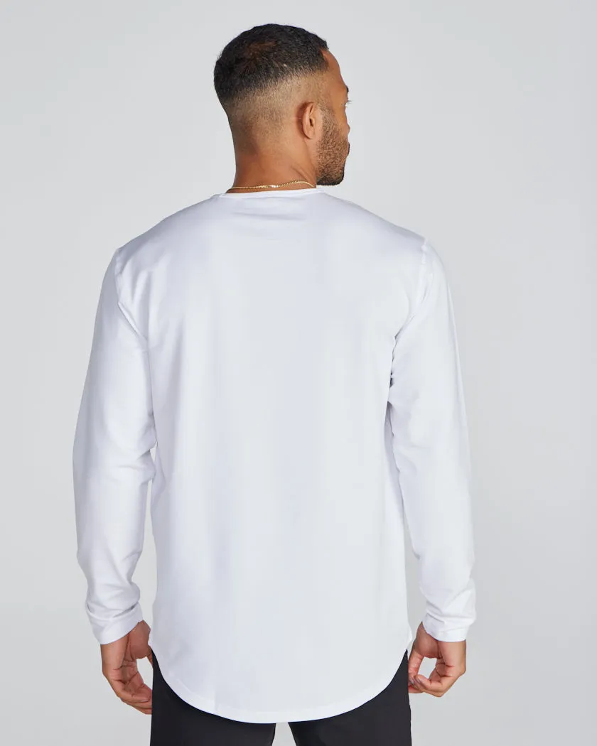 Drop-Cut Long Sleeve: BYLT Signature <!-- Size S -->