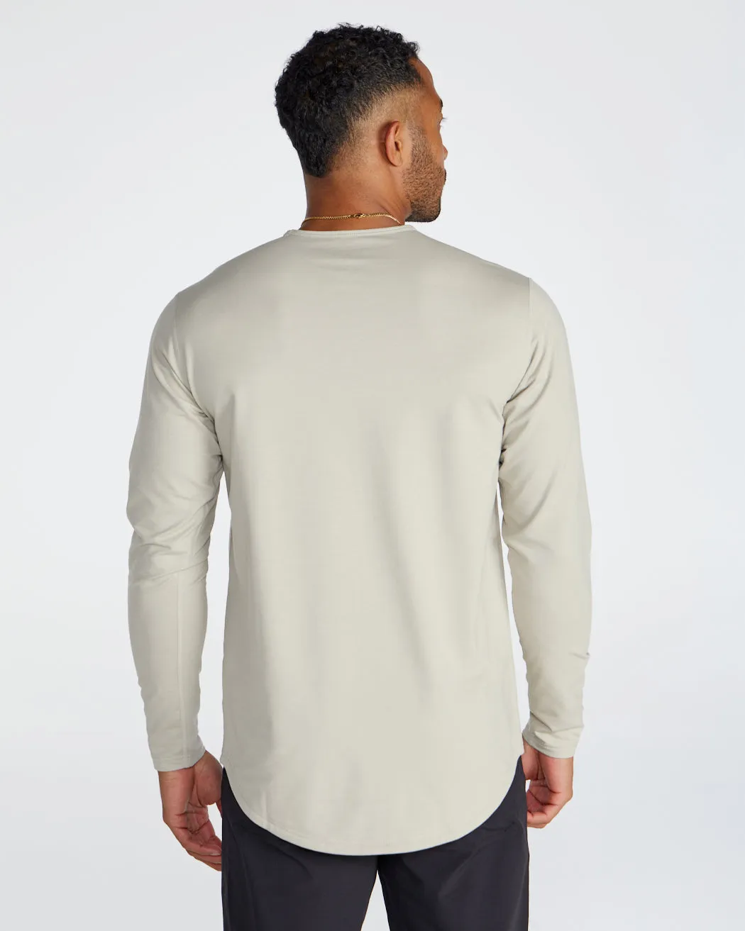 Drop-Cut Long Sleeve: BYLT Signature <!-- Size S -->