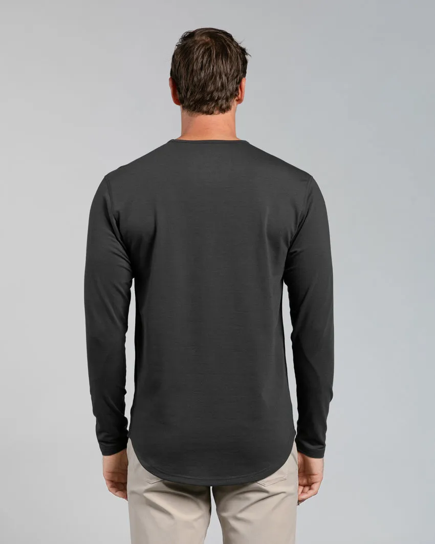 Drop-Cut Long Sleeve: BYLT Signature <!-- Size S -->