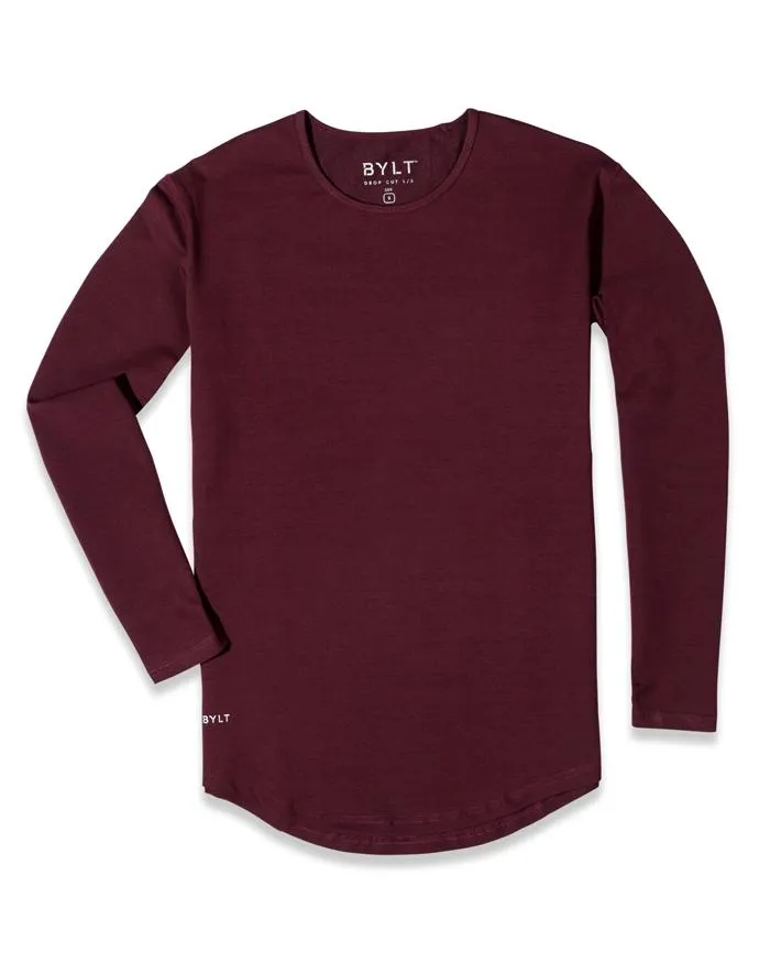 Drop-Cut Long Sleeve: BYLT Signature <!-- Size S -->