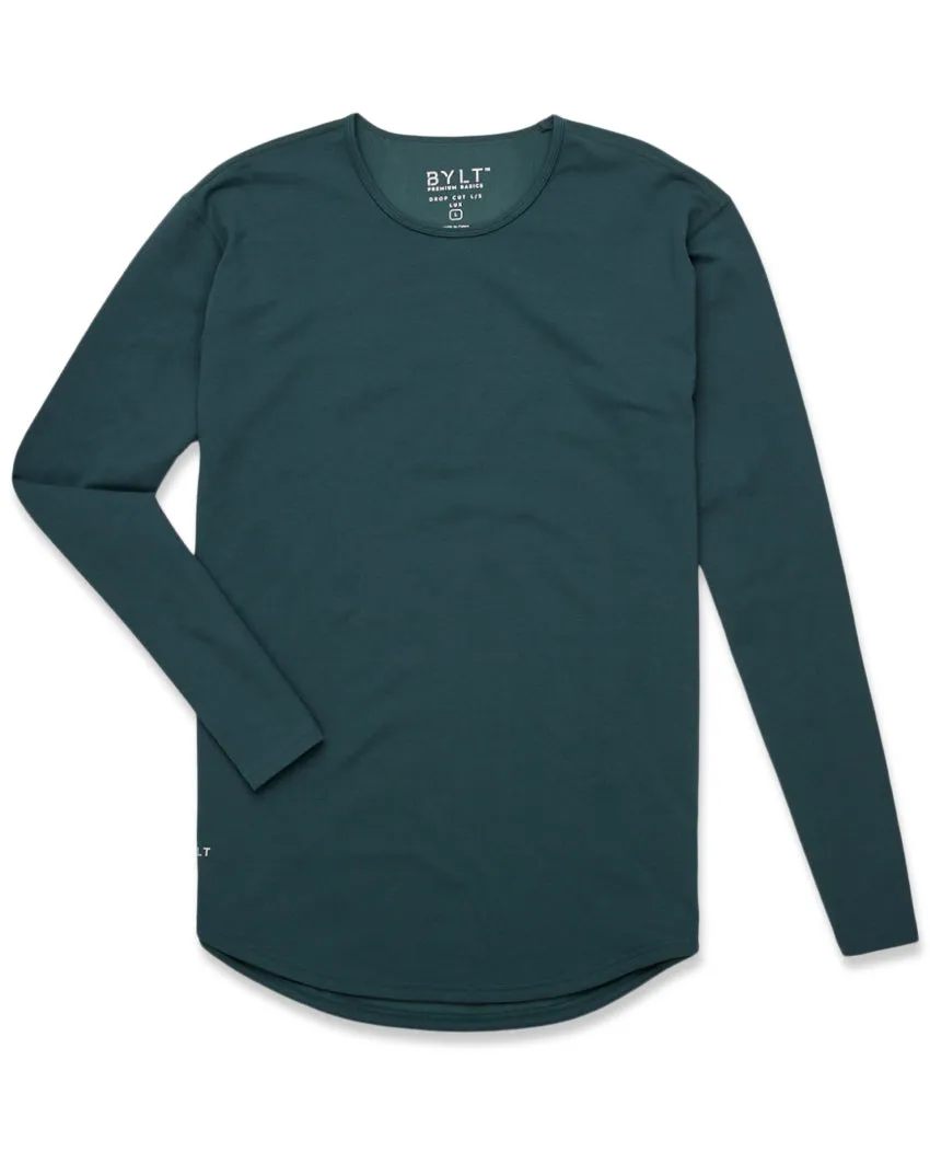 Drop-Cut Long Sleeve: BYLT Signature <!-- Size S -->