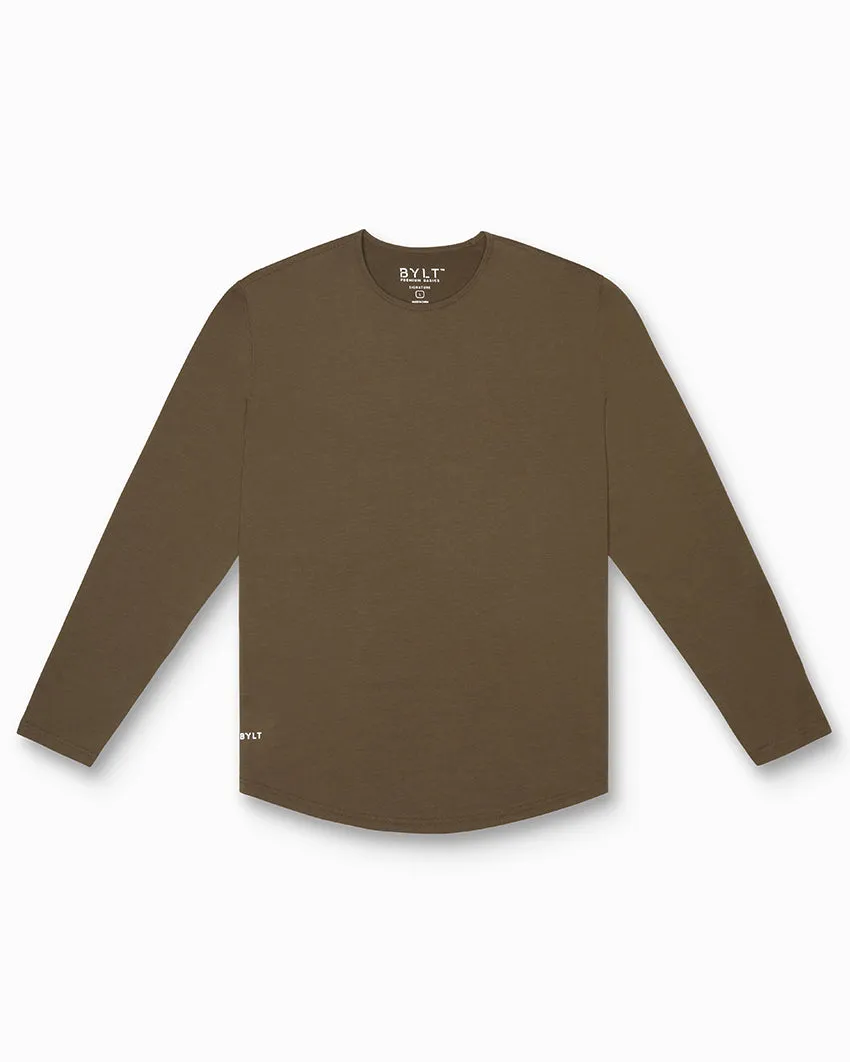 Drop-Cut Long Sleeve: BYLT Signature <!-- Size S -->