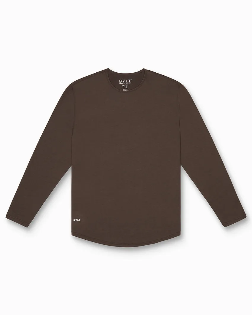 Drop-Cut Long Sleeve: BYLT Signature <!-- Size S -->