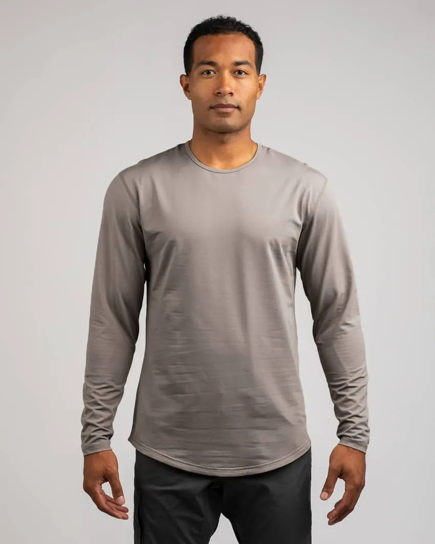 Drop-Cut Long Sleeve: BYLT Signature <!-- Size S -->