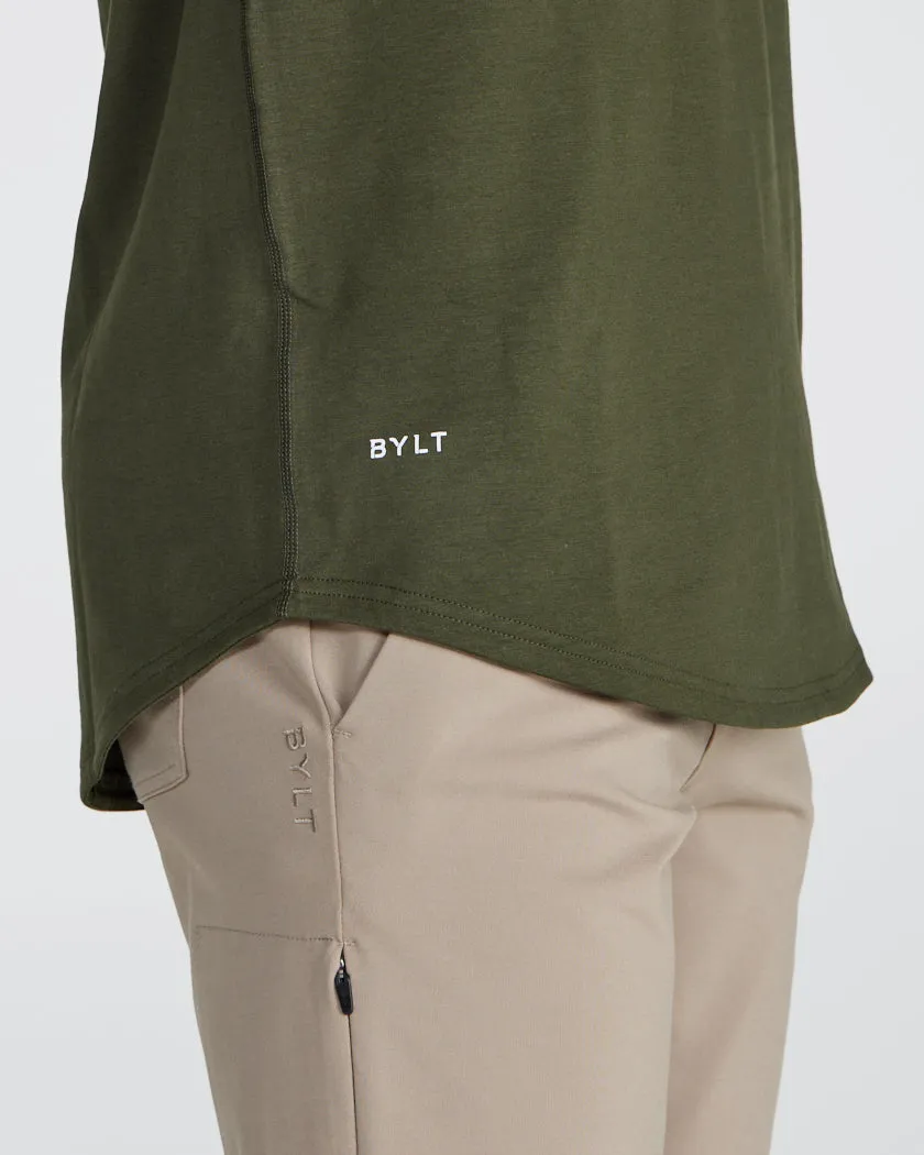 Drop-Cut Long Sleeve: BYLT Signature <!-- Size S -->