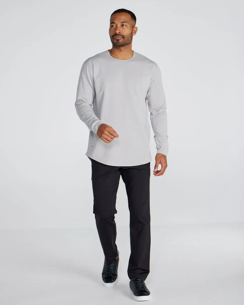 Drop-Cut Long Sleeve: BYLT Signature <!-- Size S -->